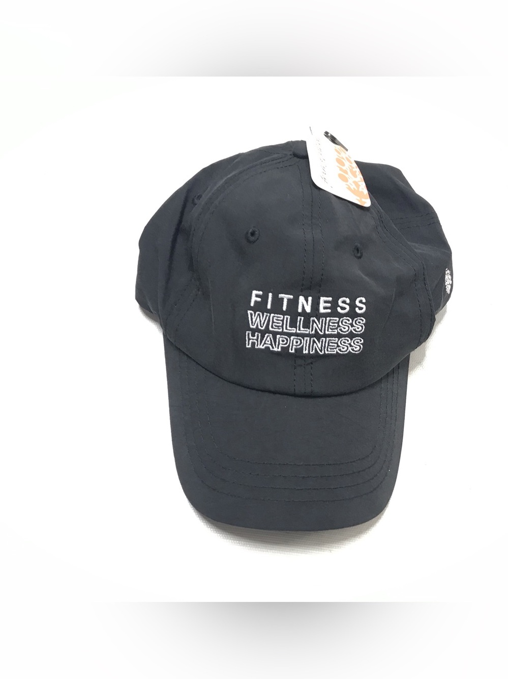 FP Movement Free People Triple Threat Baseball Hat Black Embroidered Dad New